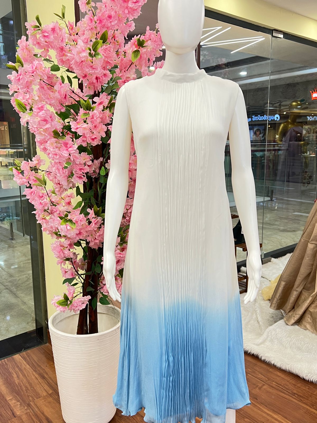 White and Blue texture